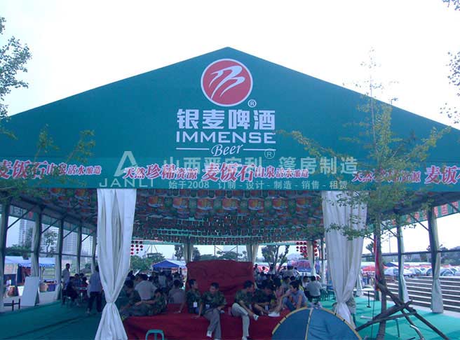 山西晋安利：篷房出租进行搭建过程中的结构？